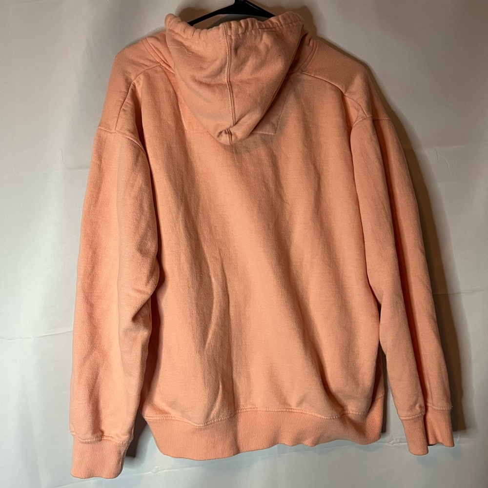 Peach Zip-Up Hoodie for Women - Picture 2 of 4